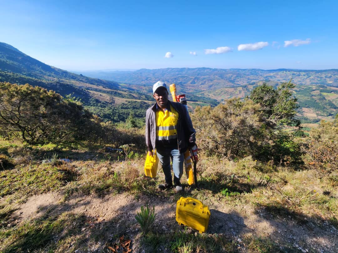 Surveyor in the field
